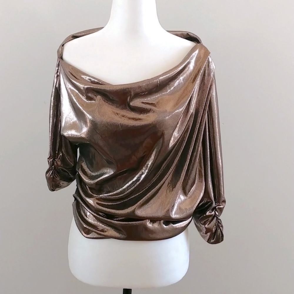 Zara metallic Top